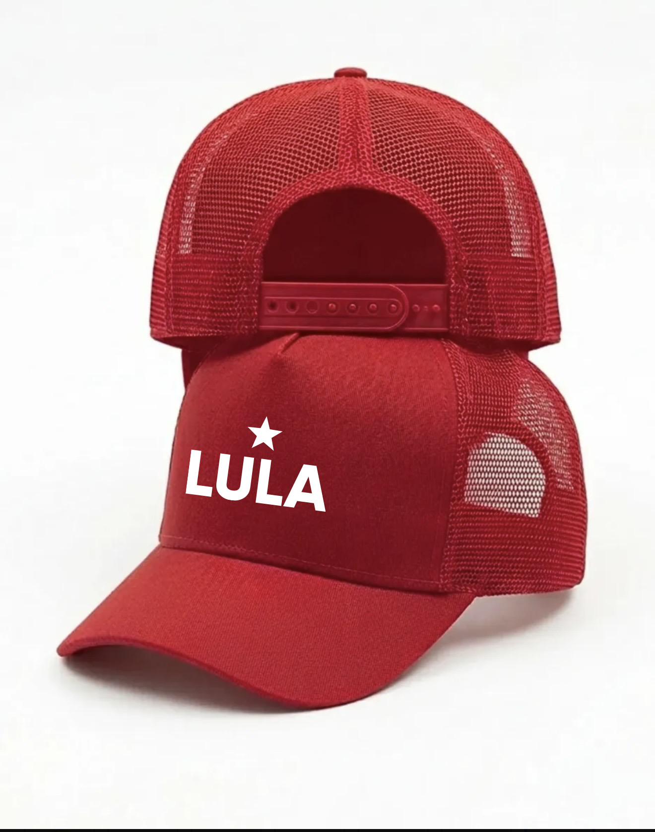 Boné Trucker Lula com Estrela