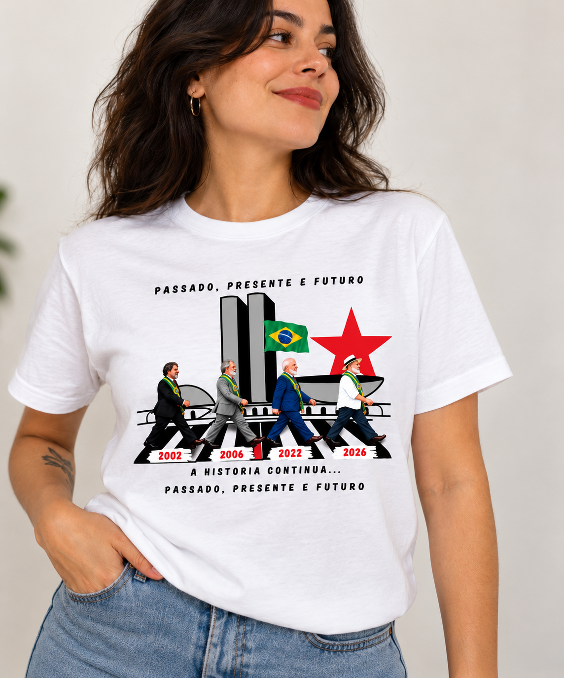 Camisa Passado, Presente e Futuro